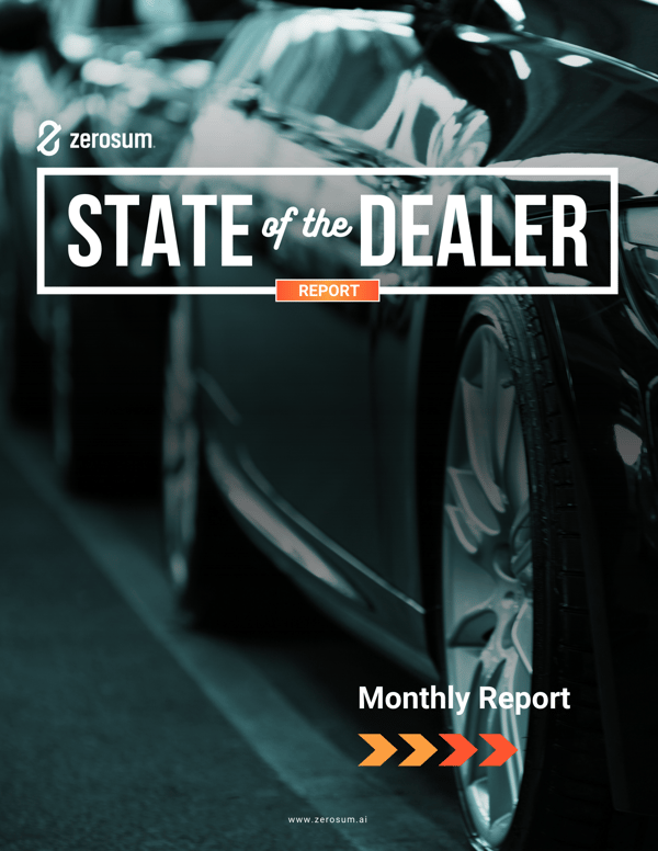 State of The Dealer Monthly Report Cover Page