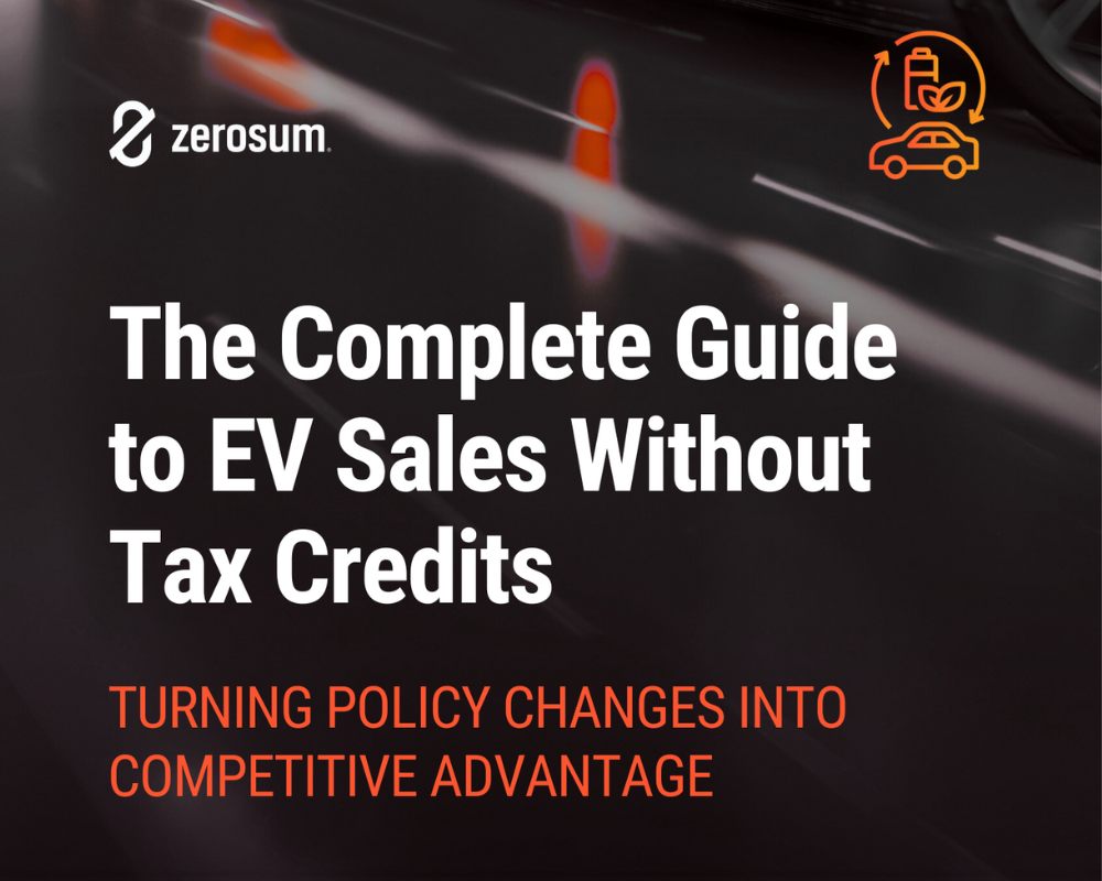 The Complete Guide to EV Sales Without Tax Credits